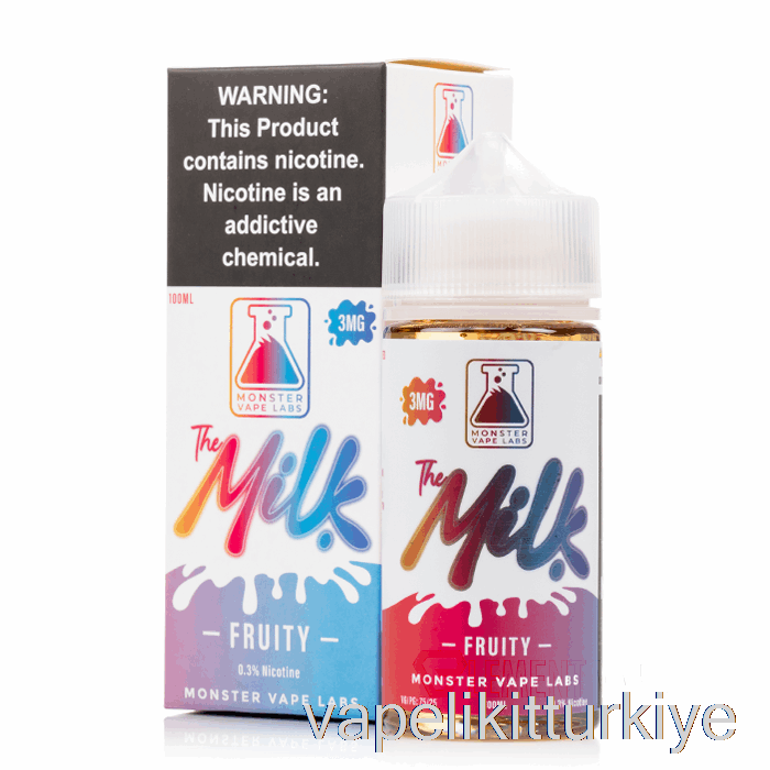Vape Türkiye Meyveli - Süt - 100ml 3mg